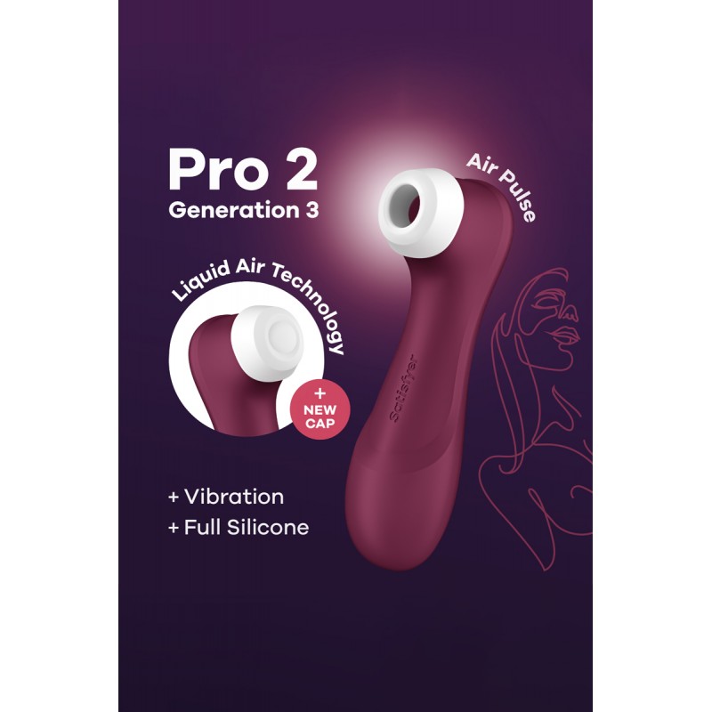 Stimulateur Pro 2 Generation 3 bordeaux