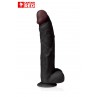 Gode XXL Prodigy Black 32 x 6 cm - Captain Red