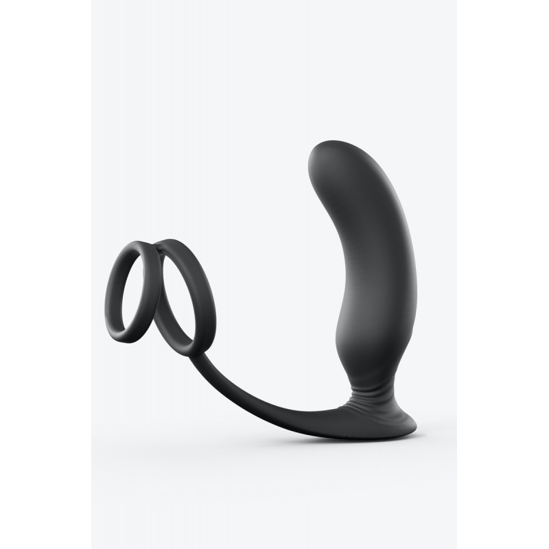 Stimulateur de prostate + cockring Double game