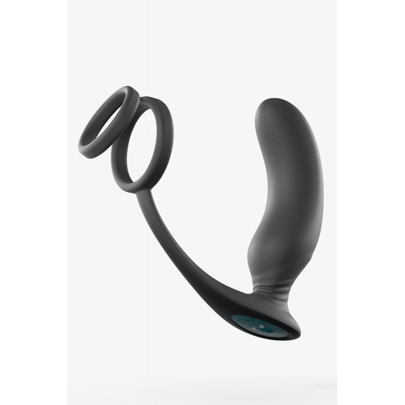 Stimulateur de prostate + cockring Double game