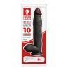 Vibro XXL The Power Black 31 x 6 cm - Captain Red