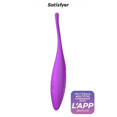 Stimulateur connecté Twirling Joy fuchsia - Satisfyer