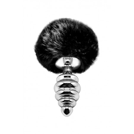 Plug métal Fluffy Twist M noir - Alive