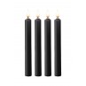 4 bougies SM noires Large - Ouch!