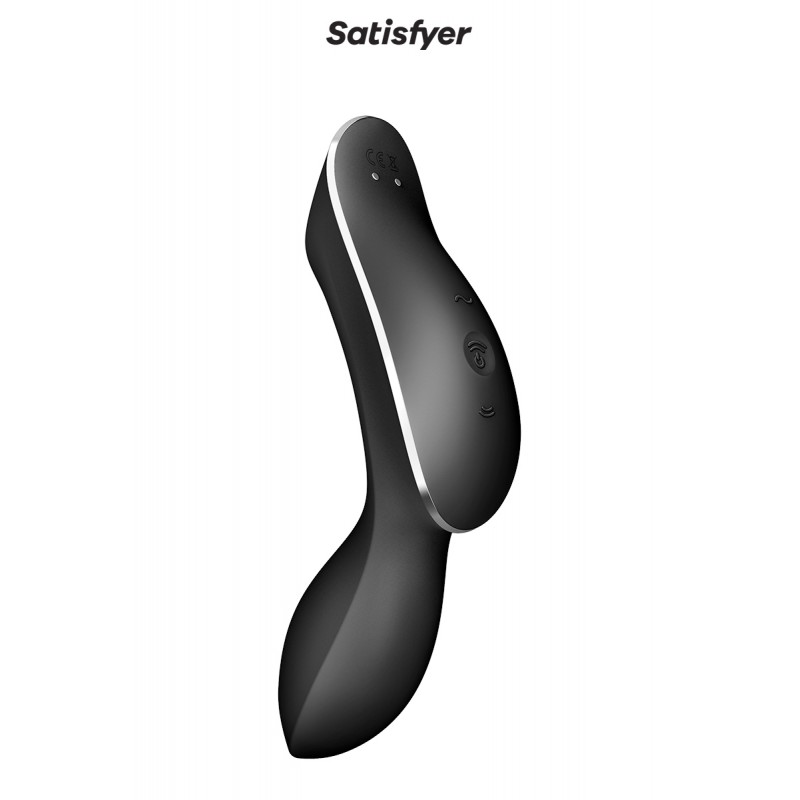 Vibro à air pulsé Curvy Trinity 2 noir - Satisfyer