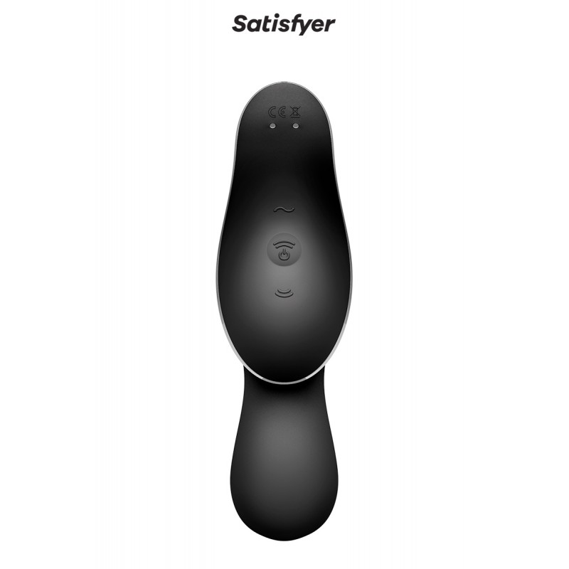 Vibro à air pulsé Curvy Trinity 2 noir - Satisfyer