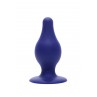 Plug anal double densité bleu 9,3 cm - SilexD