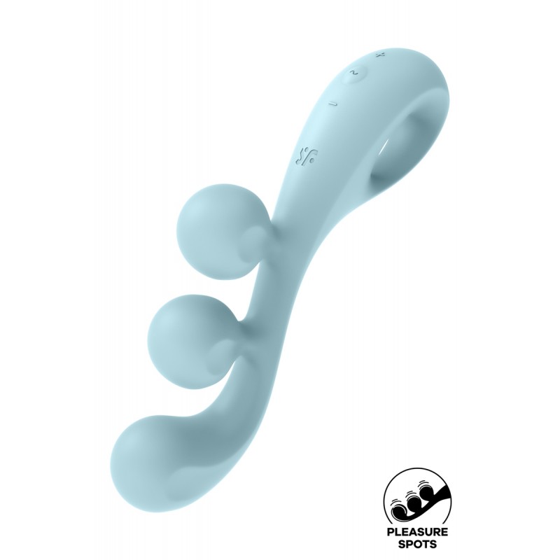 Multi-vibromasseur Tri Ball 2 bleu - Satisfyer