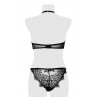 Ensemble bustier et string dentelle - Grey Velvet