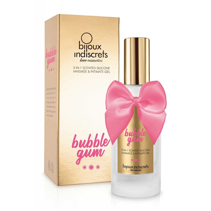 Lubrifiant et massage Bubble Gum