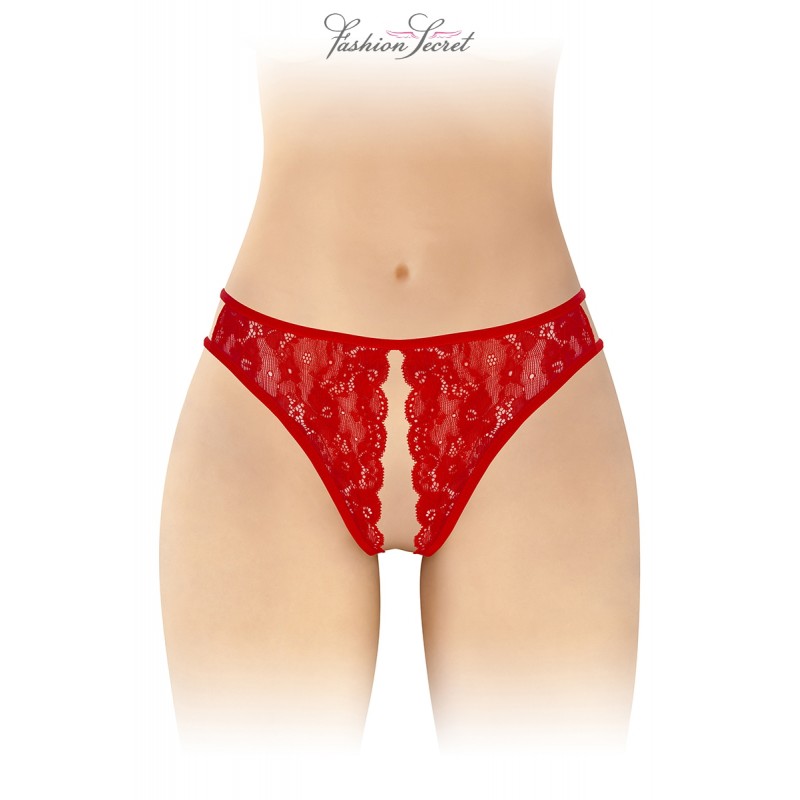 String rouge ouvert Victoria - Fashion Secret