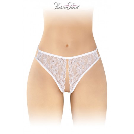 String blanc ouvert Victoria - Fashion Secret