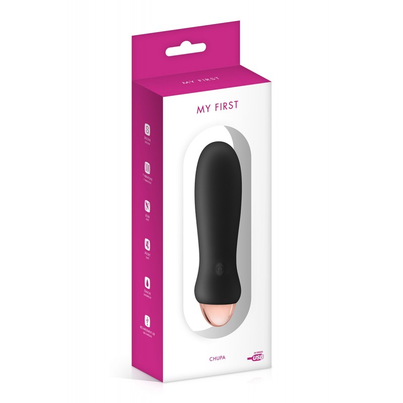 Vibromasseur rechargeable Chupa noir - My First