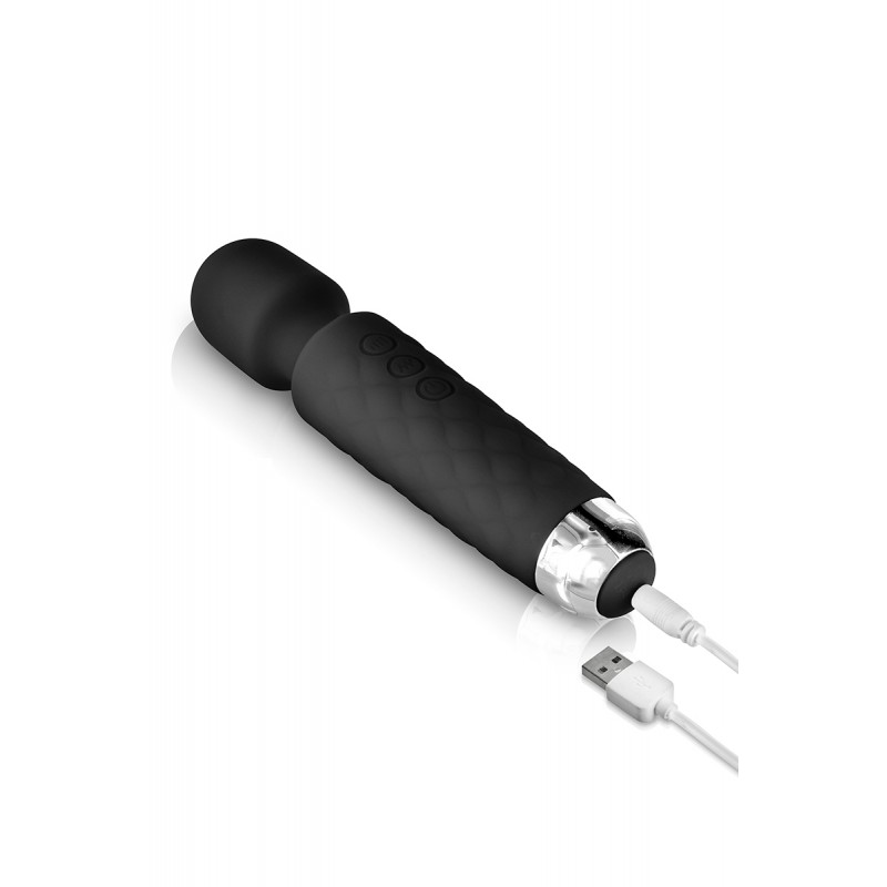 Vibro Love Wand rechargeable noir - Yoba