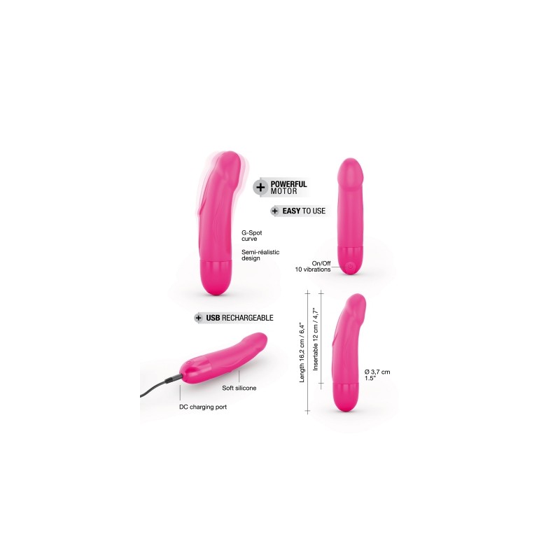 Vibro rechargeable Real Vibration rose S 2.0 - Dorcel