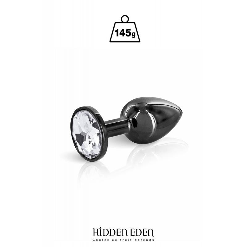 Plug bijou acier noir S - Hidden Eden