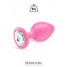 Plug bijou silicone rose L - Hidden Eden