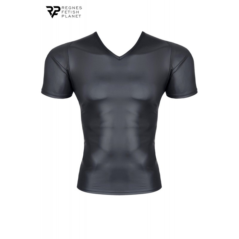 T-shirt wetlook noir - Regnes