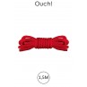 Mini corde de bondage 1,5m rouge - Ouch