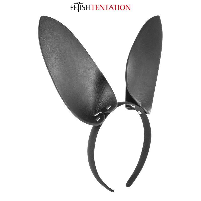 Oreilles de lapin en simili cuir - Fetish Tentation