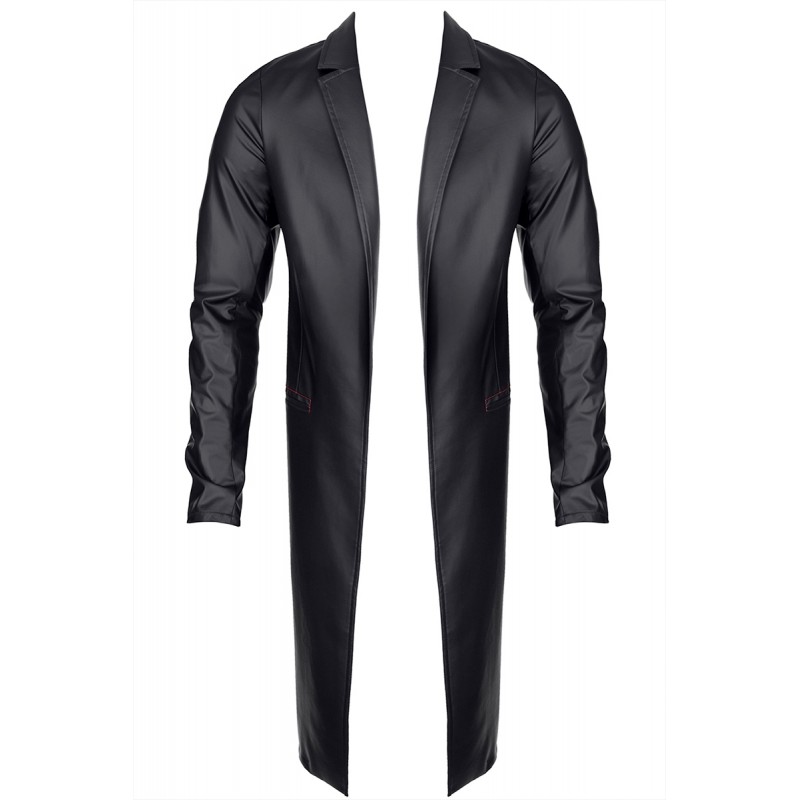 Manteau long wetlook Sergio - Regnes