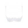 Soutien-gorge ouvert blanc V-9821 - Axami