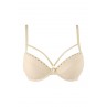 Soutien-gorge push-up beige V-10341 - Axami