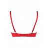 Soutien-gorge push-up rouge V-10351 - Axami