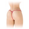 String ficelle ouvert Sandra rouge - Fashion Secret