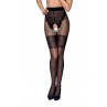 Collants ouverts TI013 20/40 deniers - noir