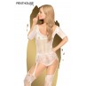 Bodystocking Sugar Drop blanc - Penthouse