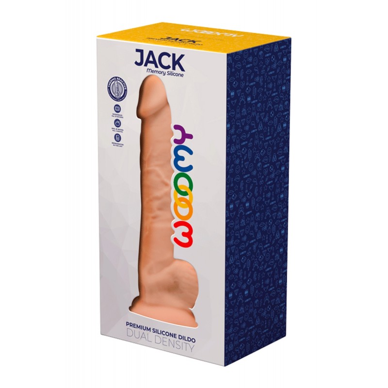 Gode silicone double densité Jack - Wooomy