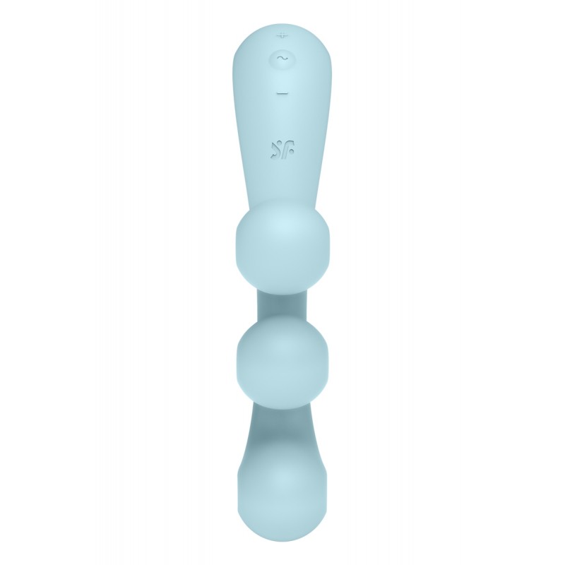 Multi-vibromasseur Tri Ball 2 bleu - Satisfyer