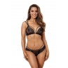 Soutien-gorge bralette noir V-10091 - Axami