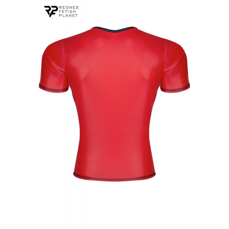 T-shirt wetlook rouge - Regnes