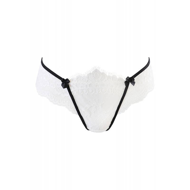 String dentelle blanc V-10488 - Axami