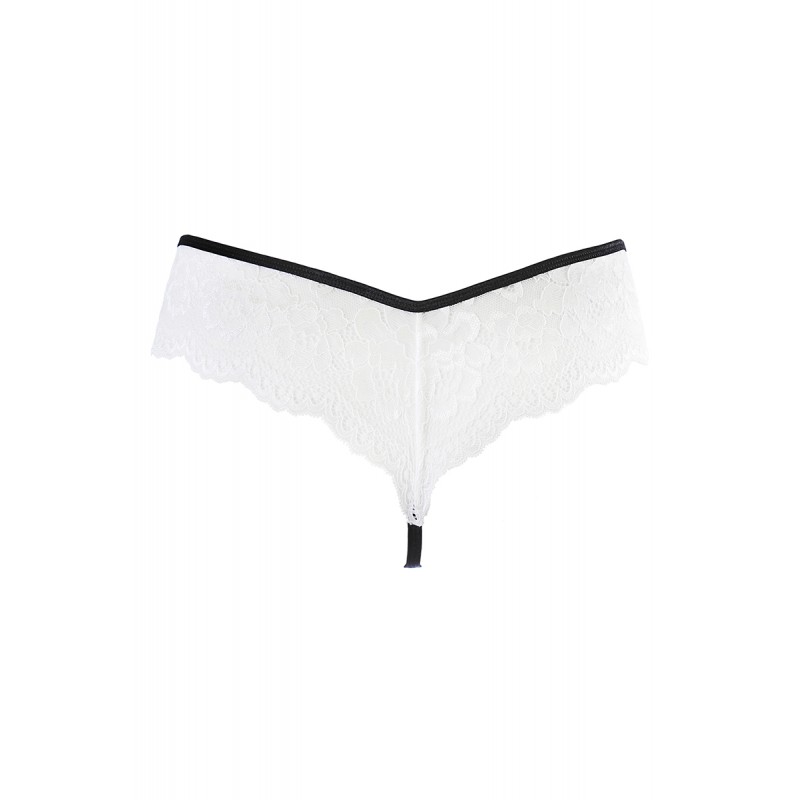 String dentelle blanc V-10488 - Axami